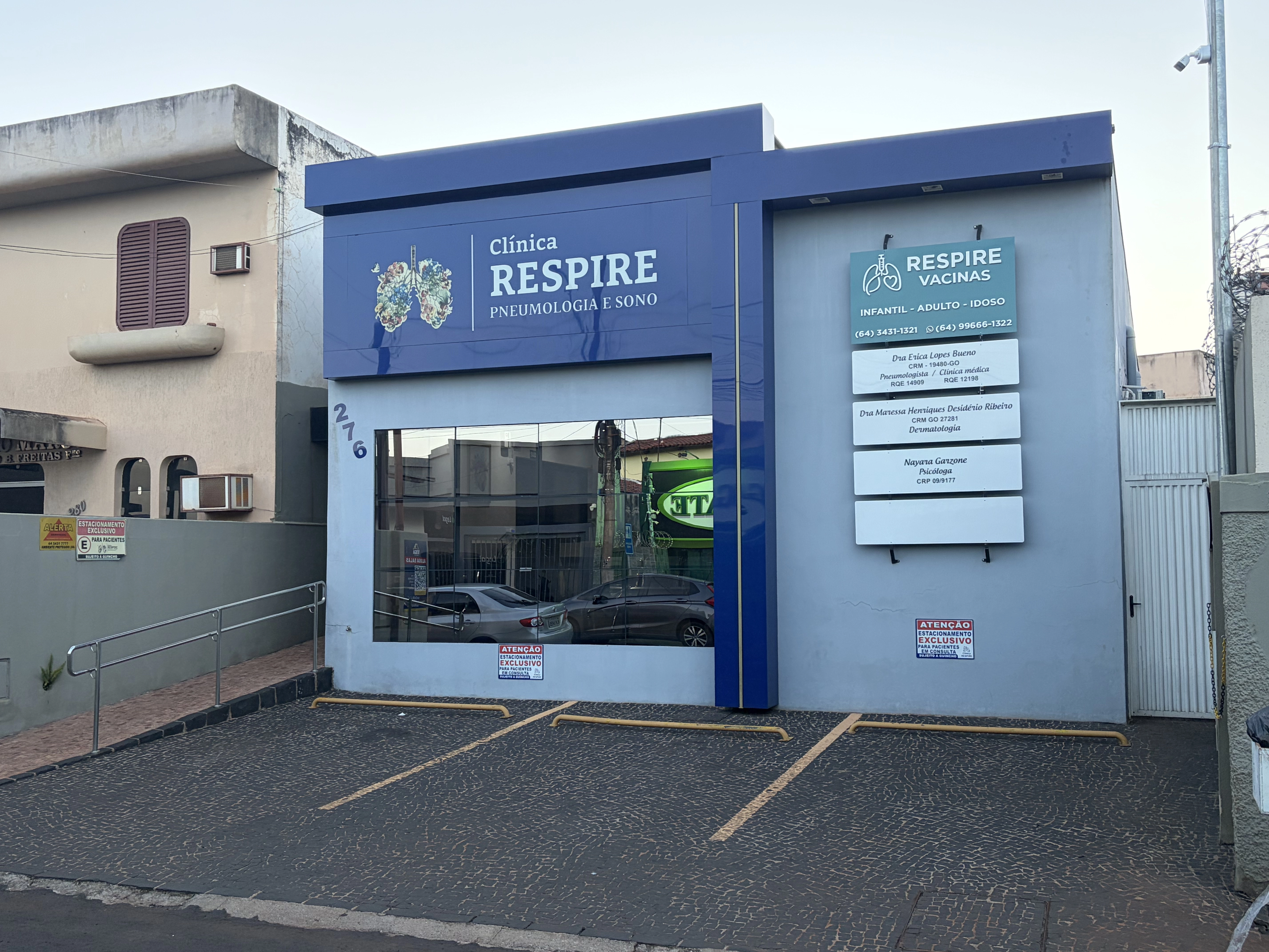 Fachada Clínica Respire